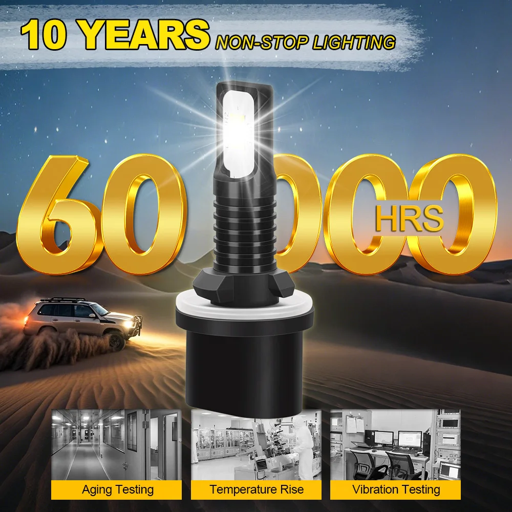 2x 880 светодиодные противотуманные фары 12000LM 100W Автомобильные Беспроводной