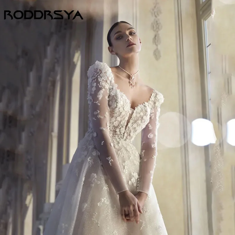 RODDRSYA свадебное платье трапециевидной формы