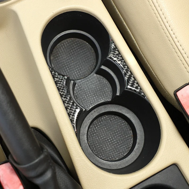 Кубок для воды шпон держатель чашки полоски наклейки из углеродного волокна Land