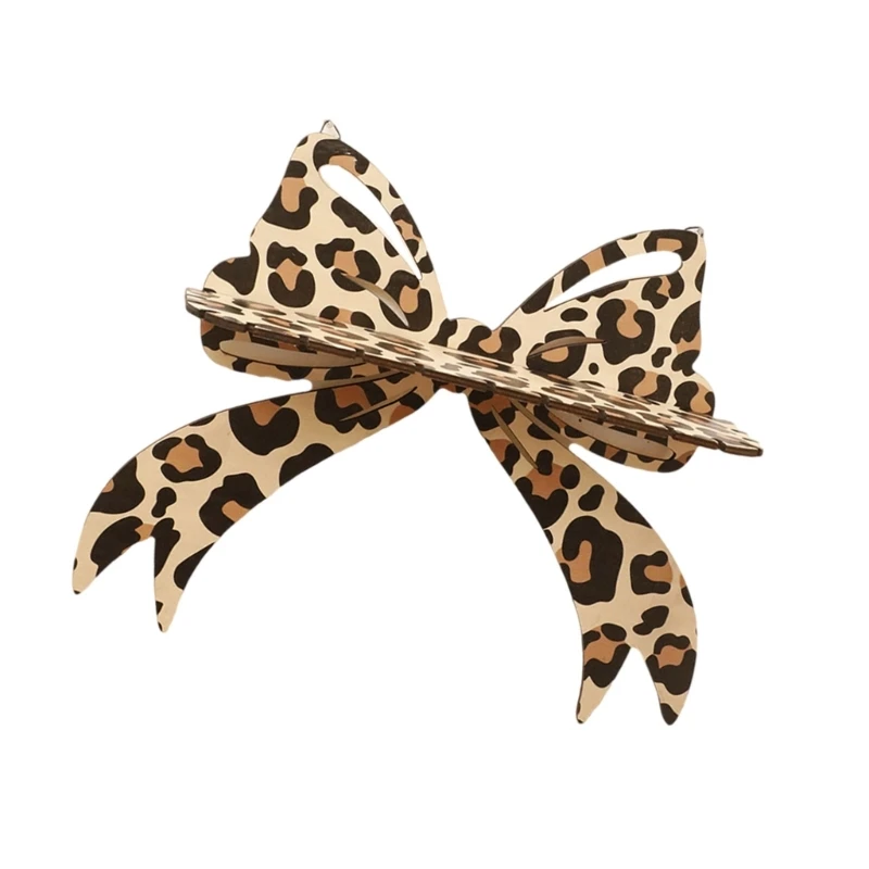 Минималистские деревянные органайзеры в форме галстука-бабочки настенная