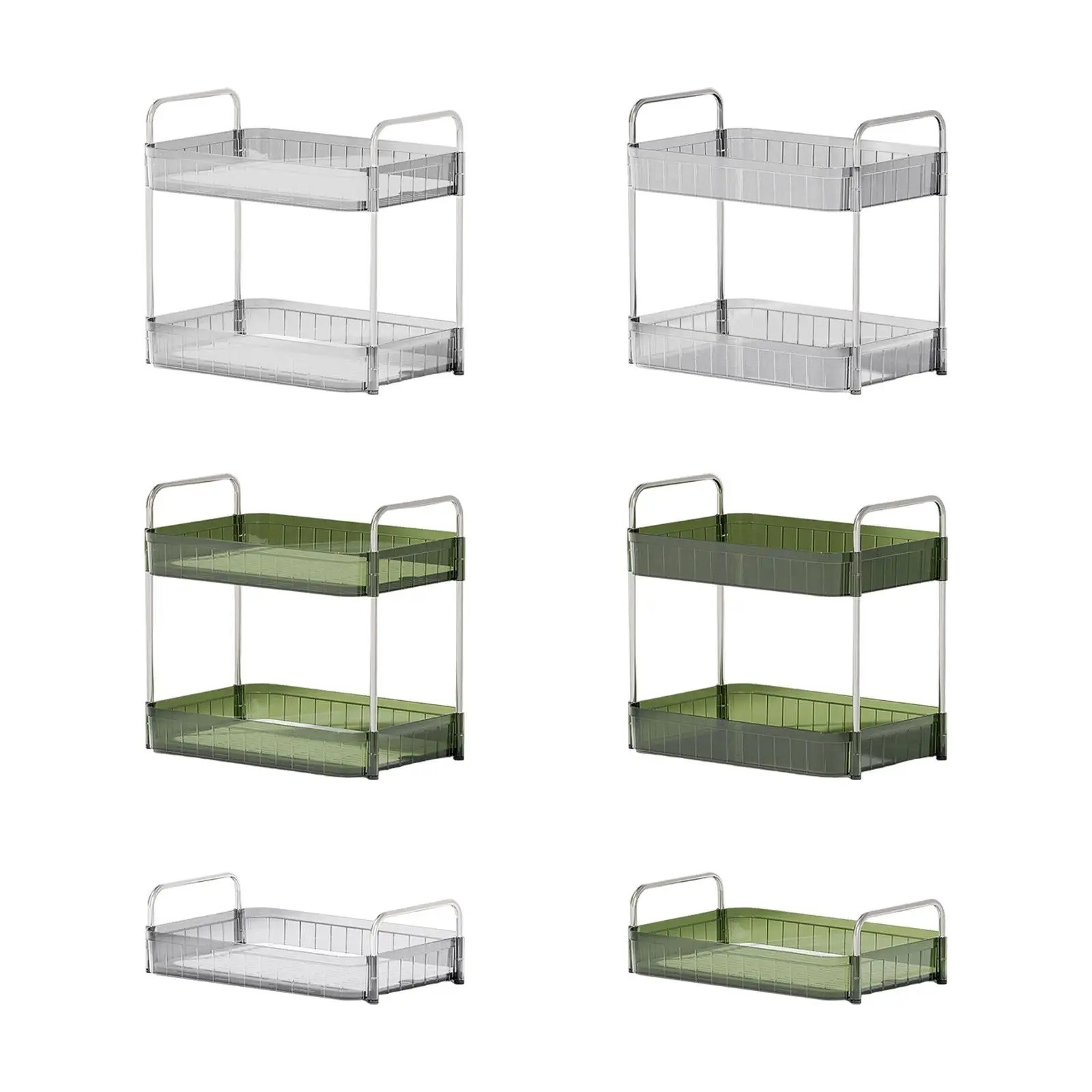 

Настольный органайзер стойка 2 яруса косметический держатель многофункциональный для фотографий