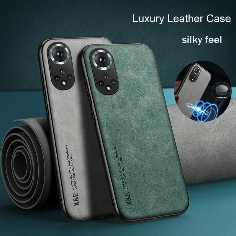

Luxury Silky Feel Magnetic Case For Huawei Nova 9 Case Leather Protection Cover Nova9 Phone cases Nova 9 se 10 pro 7i