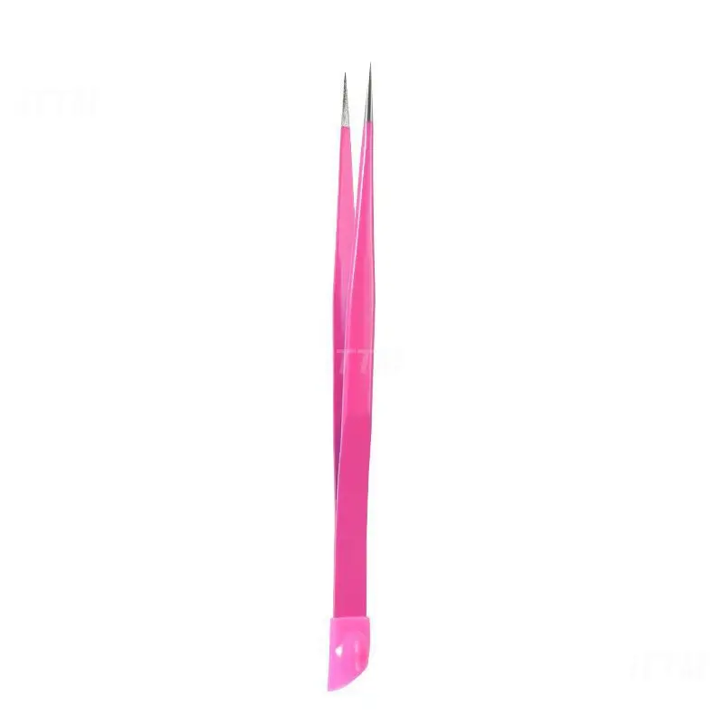 

Double Ended Silicone Nails Art Tweezers Eyelash Extension Rhinestones Nail Stickers Picker With Pressing Head Manicure Tools