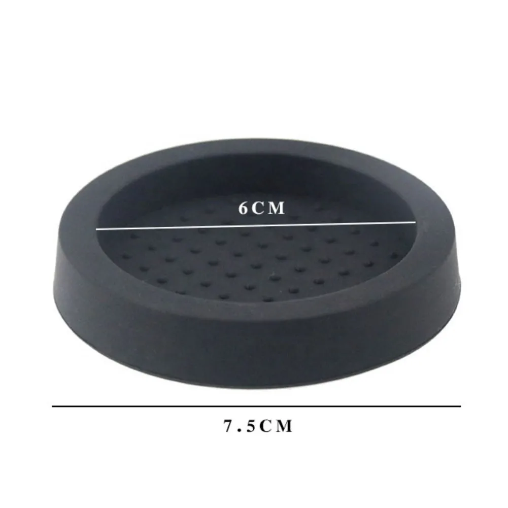 

Brand New Home Tamper Mat Coffee Round Silicone Tamper Pad Tamping Accessories BLACK Coffee Pods Espresso Holder