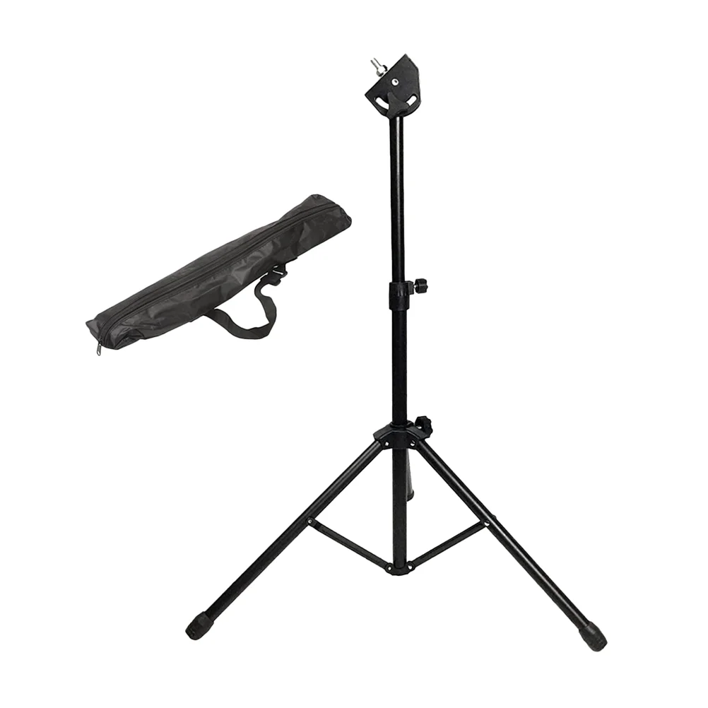 

Drum Stand Blaclight Tripod Shelf Practice Pad Musical Instrument Blackw Beginner Rack Dumb Nylon Blackish