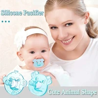 newborn baby soft silicone round orthodontic dummy pacifier baby sleeping cartoon molar round head pacifier toy baby supplies