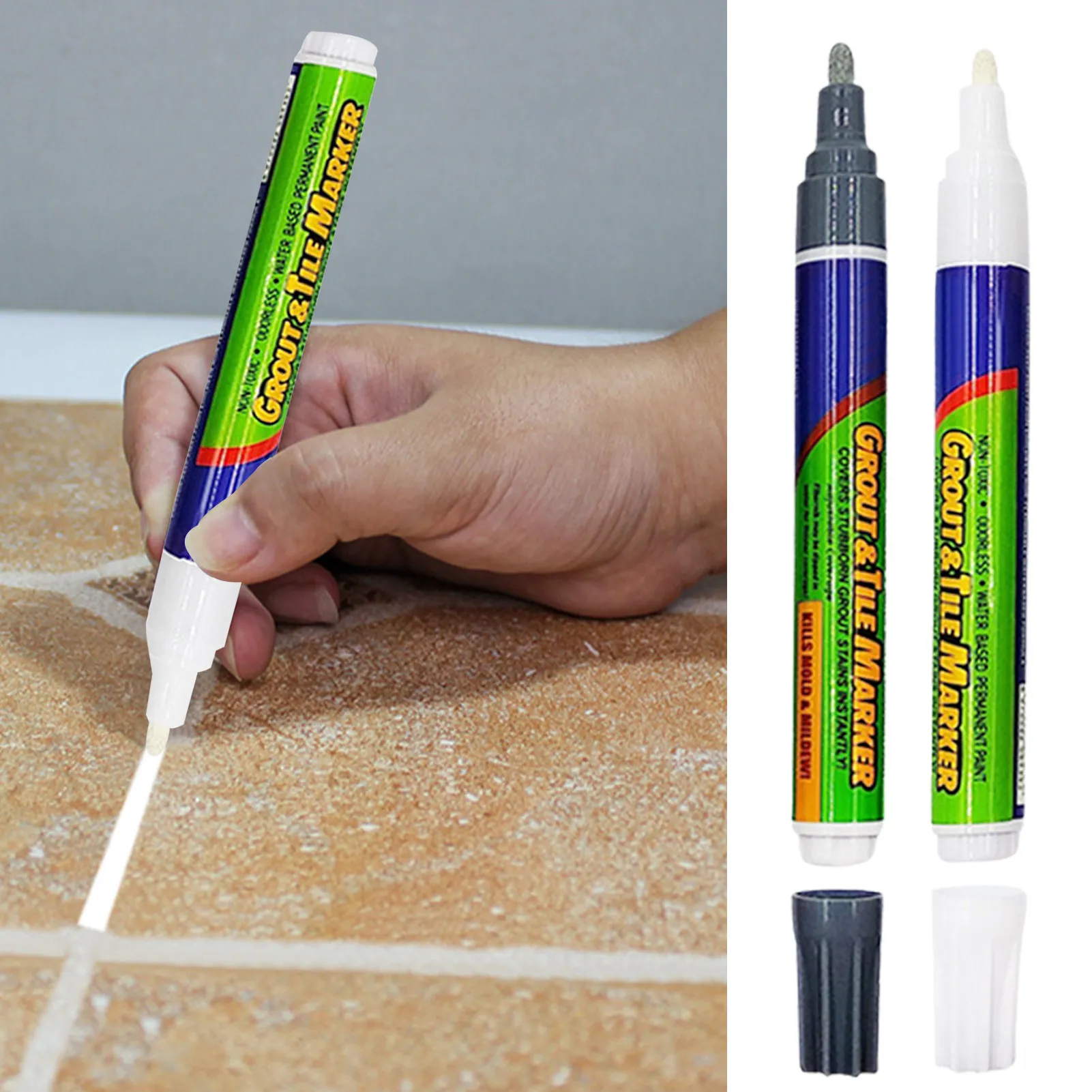 

Водонепроницаемая ручка для ремонта зазора для плитки, белая ручка для заправки плитки, наполнитель с защитой от молдингов, настенная фарфоровая ручка для ванной