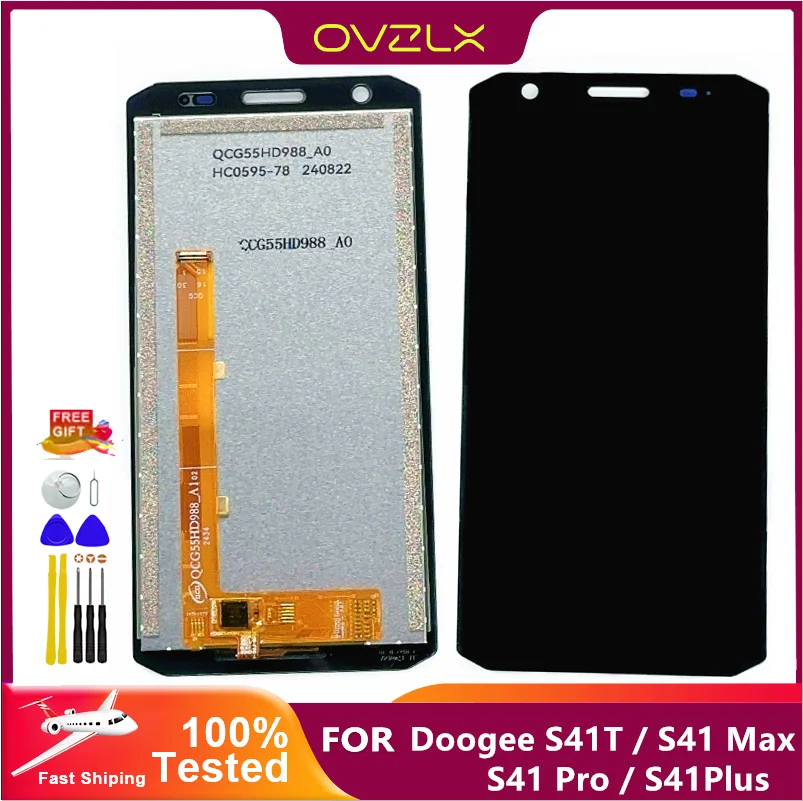 Новый оригинальный ЖК-экран для DOOGEE S41 max + дигитайзер сенсорной панели Plus S 41PRO T