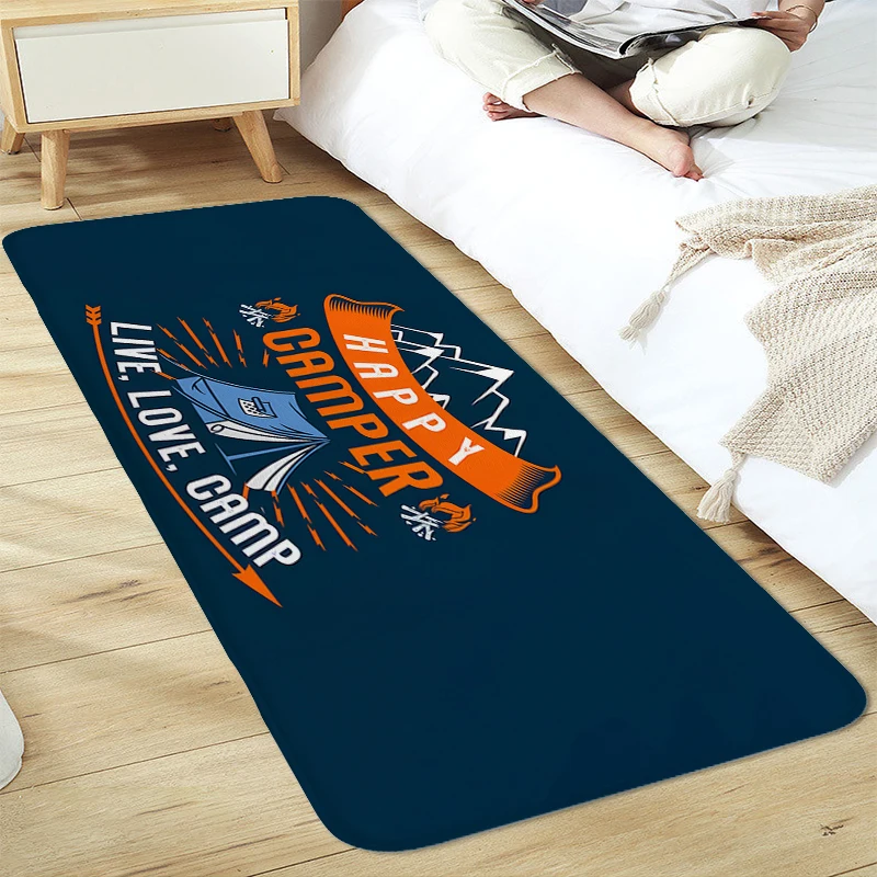 Ковер для спальни Happy Campers коврик входной двери моющийся нескользящий ковер кухни