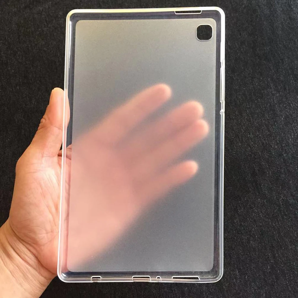 

For Samsung Galaxy Tab A7 Lite 8.7 Inch Model SM-T220 SM-T225 Transparent Soft TPU Back Tablet Case Protective Cover+Stylus Pen