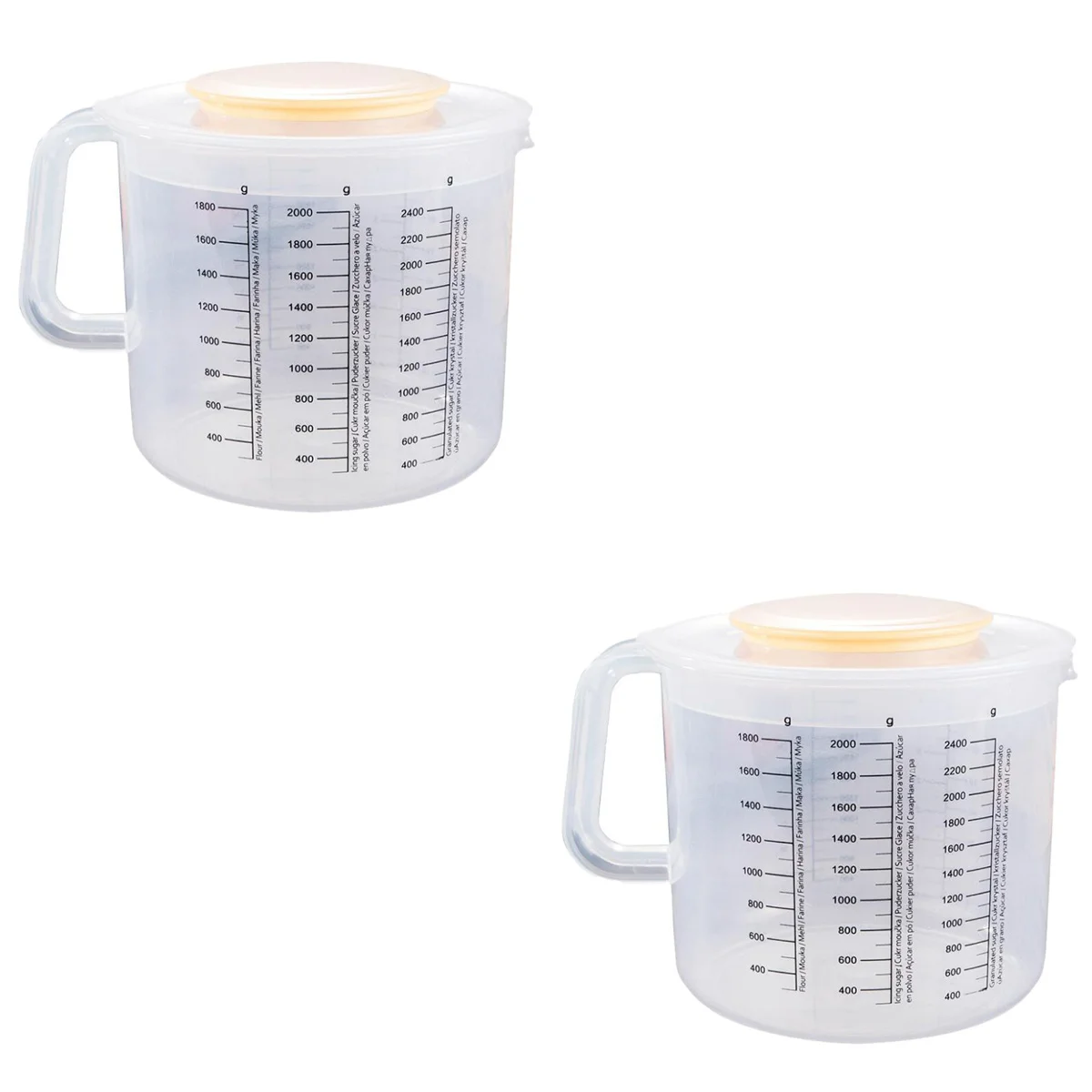 

Cup Measuringplastic Water Scale Beaker Mug Coffee Jug Breakfast Dispenser Dosebatter Pitcher Drinking Liquid Pancake