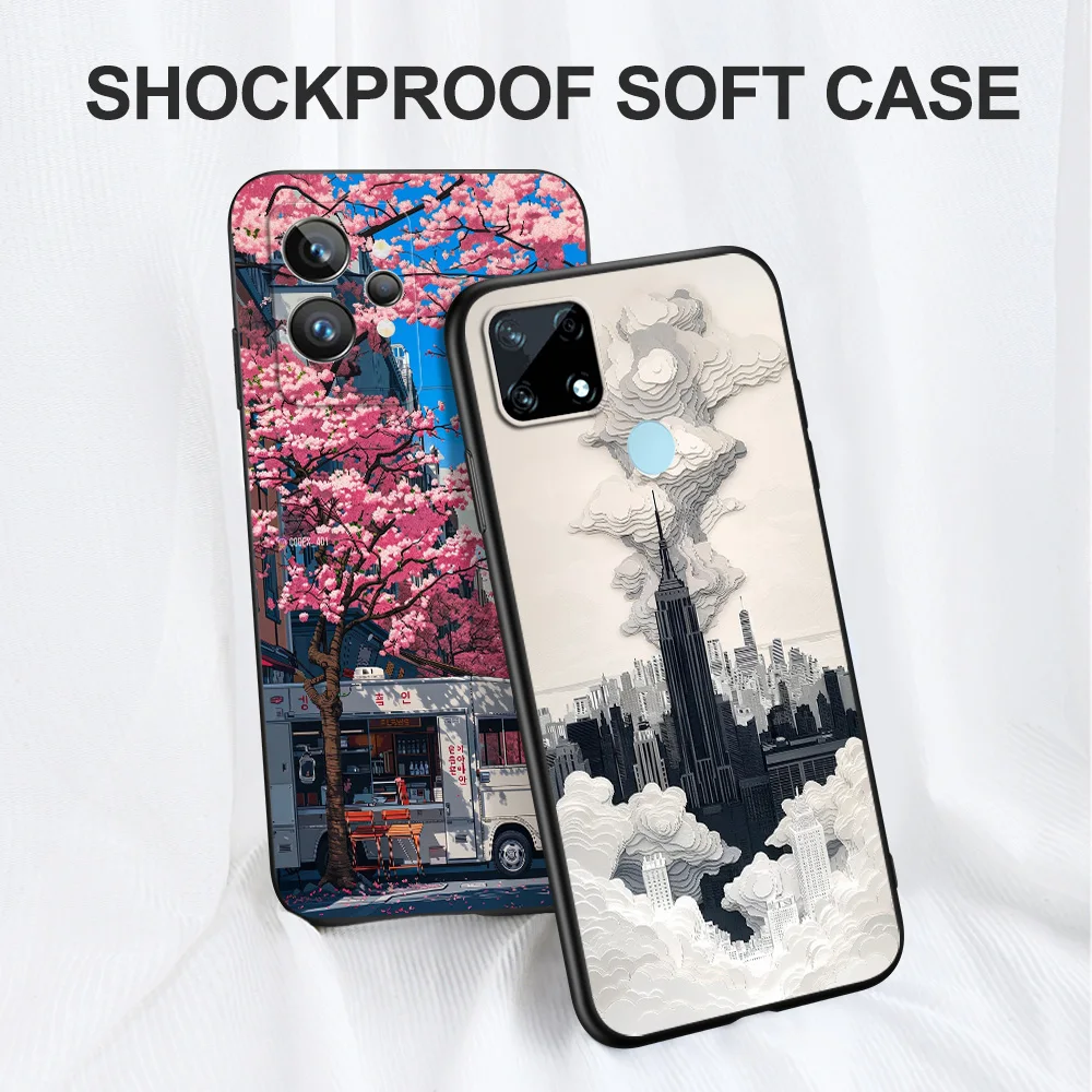 Фотообои для Realme 7i 8i 9 Pro Plus 9i C12 GT Neo2 Narzo 20 30A 50A 50i с пейзажем и видом на море