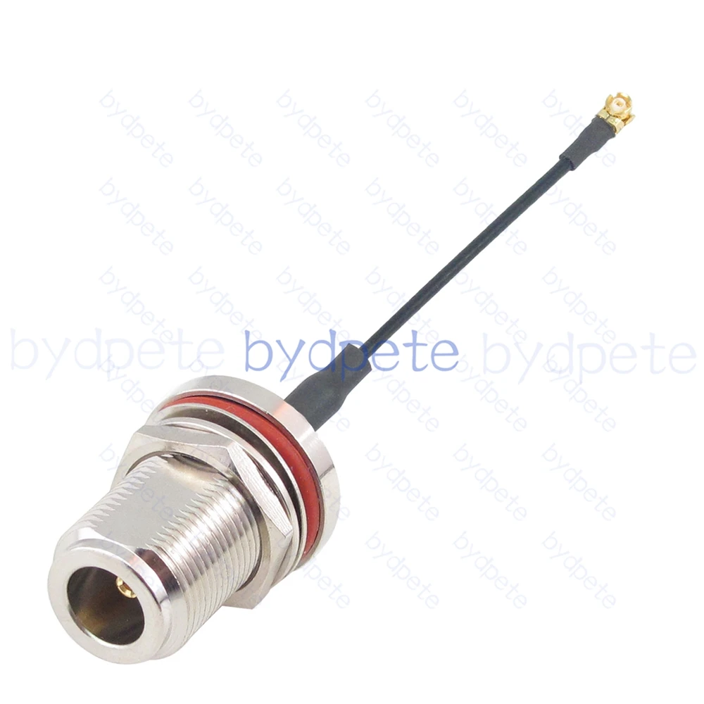 IPX UFL вилка U.FL, оригинальная перегородка N, водонепроницаемый разъем, кабель с косичкой 1,37 мм, коаксиальный коаксиальный кабель RF, 50 Ом, RG1,37 Wi-Fi
