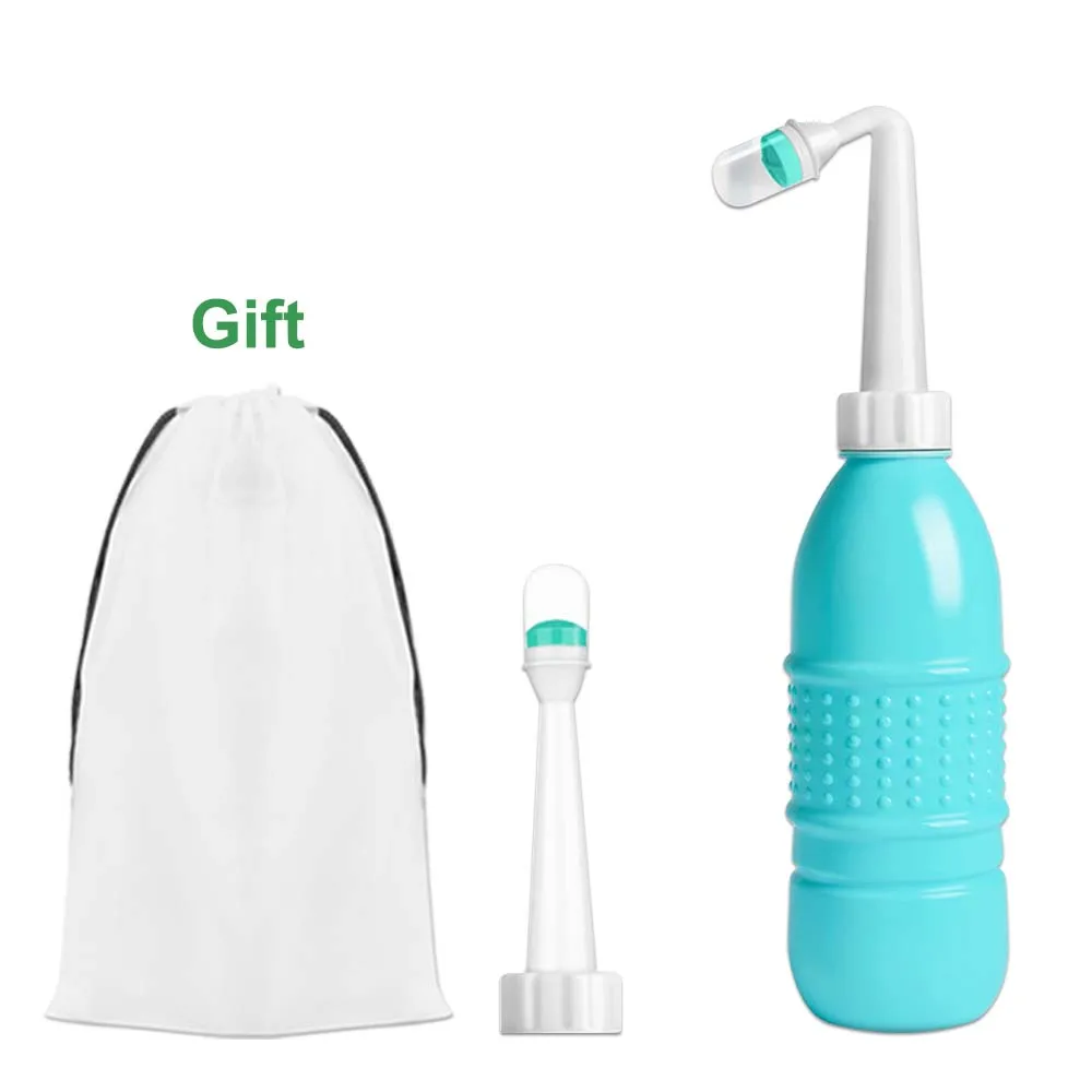 500 мл портативное биде-распылитель с сумкой, ручное дорожное биде для беременных женщин, очищающая мойка воды для детей, детский душ
