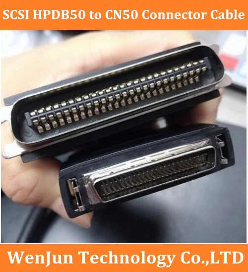 SCSI HPDB50 штекер к CN50 штекер соединительный кабель HPDB 50pin к CN50 штекер для сканера 1,8 м