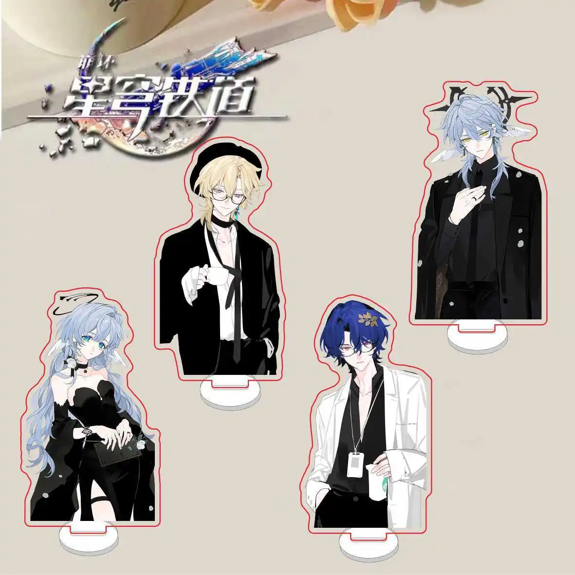 Акриловая подставка Honkai со звездами на железной дороге среднее соотношение цены