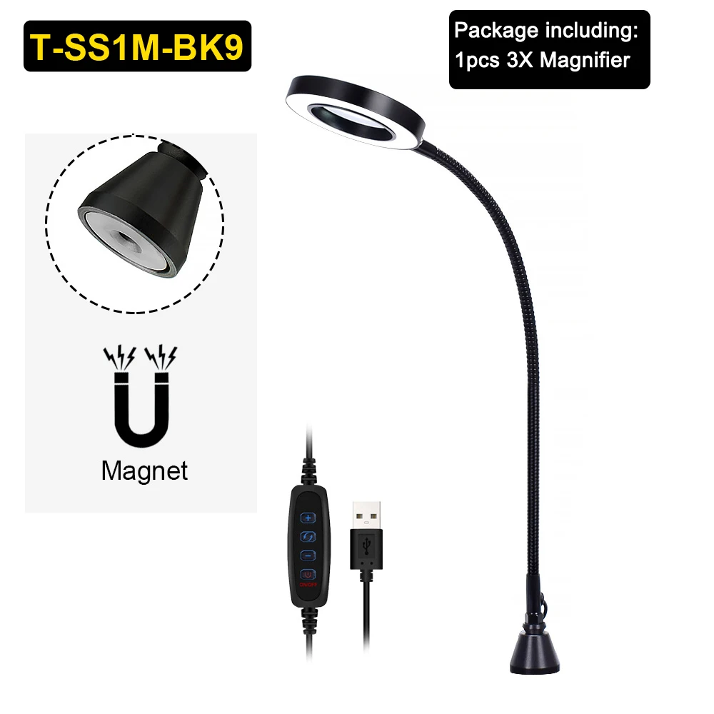 

Держатель для пайки NEWACALOX, магнитная гибкая рука с лупой