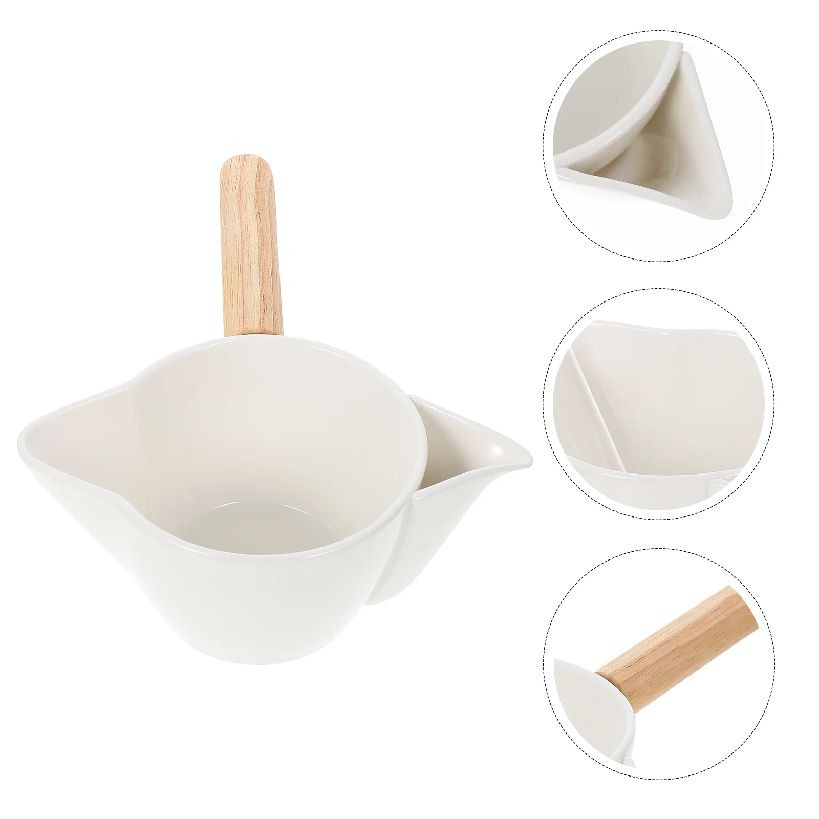

Separator Fat Oil Spoon Ladle Soup Strainer Gravy Grease Filter Kitchen Skimmer Cup Cooking Pot Scoop Hot Large Serving Ceramic
