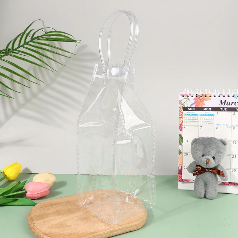 Прозрачные пакеты для льда и вина из ПВХ мешок с защитой от протечек охлаждаемая