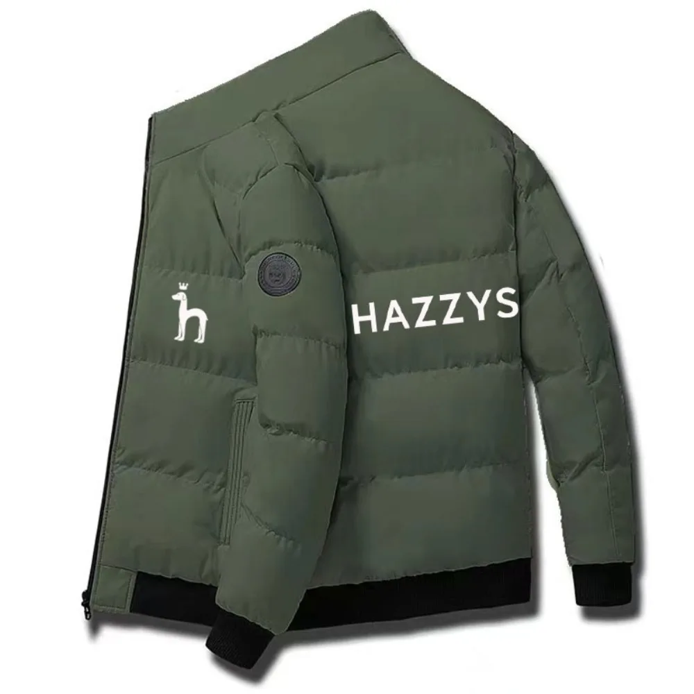 

Autumn Winter 2023 Fashion HAZZYS Casual Warm Hooded Jacket Waterproof Wind proof Breathable Jacket Casual High quality coat