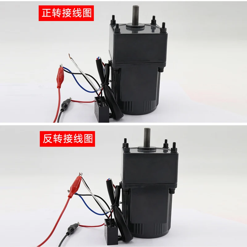 Мотор-редуктор микропеременного тока 220 В однофазный положительный и