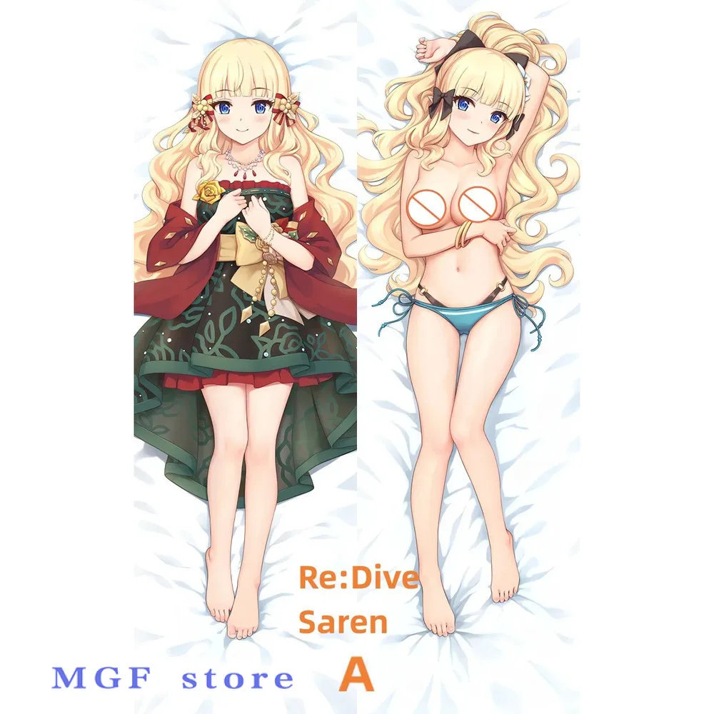 Dakimakura аниме Re:Dive Saren двухсторонний принт наволочки для тела в натуральную