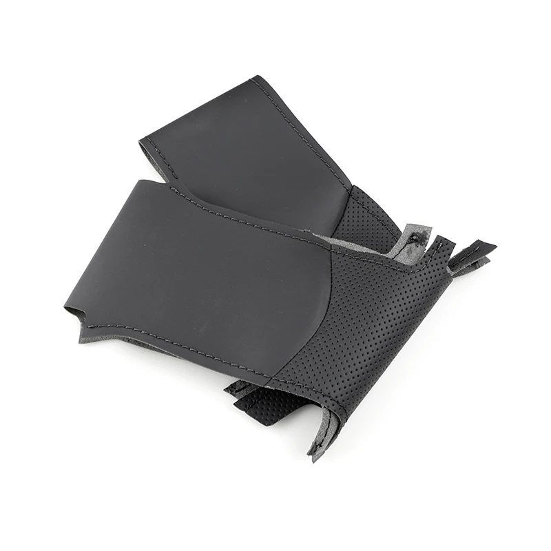 Автомобильный чехол на руль для Renault Megane 4 MK IV Kadjar Koleos Talisman Scenic 2016 2017 черная