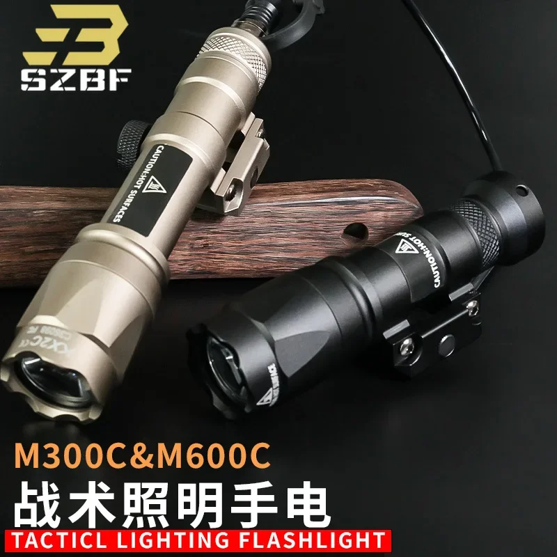 SF M300C M600C Тактический фонарик для страйкбола постоянное/мгновенное охотничье