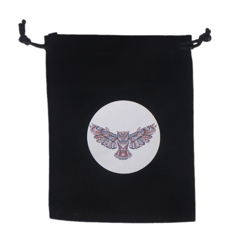 

Board Bame Card Runes Flannel Tarot Astrolabe Altar Tarot Game Velvet Stored Bag