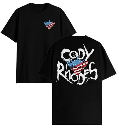 Футболка Cody Rhodes Merch 2025, мужская футболка с короткими рукавами, топы унисекс, одежда, повседневные женские топы Y2K (art.: 3920d27dbeb07) - 3920d27dbeb07