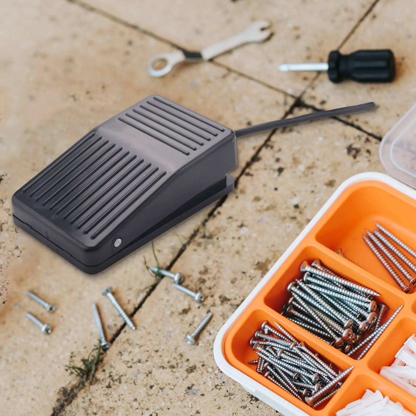 220 В 10 А SPDT нескользящий пластиковый мгновенный Электрический Педальный