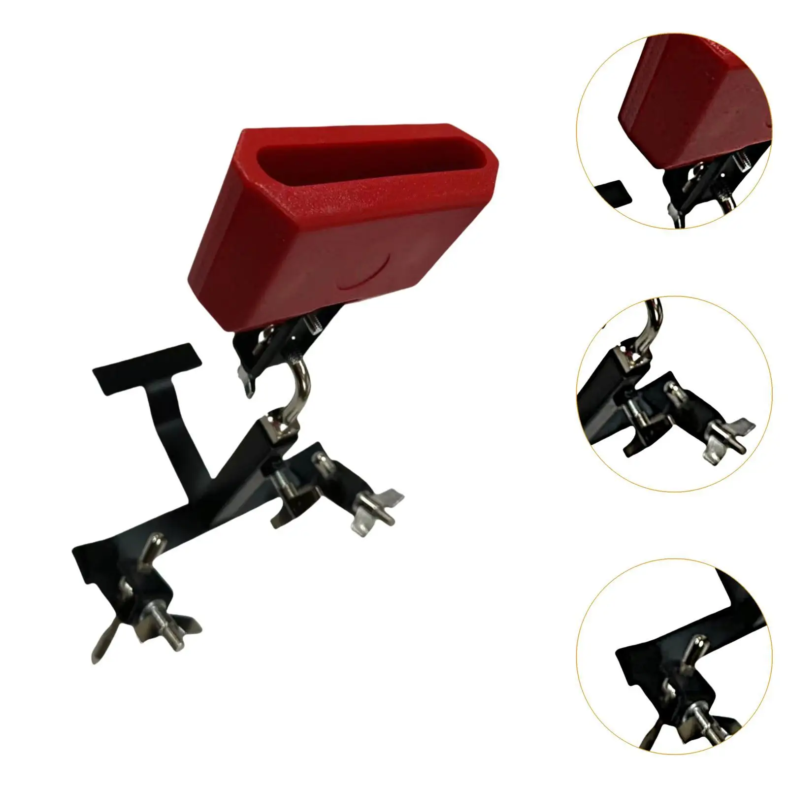 Ударное крепление для педали Металлический хомут ударный держатель музыки