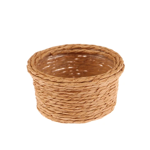 Миниатюрная корзина для хранения GJCUTE 1:12