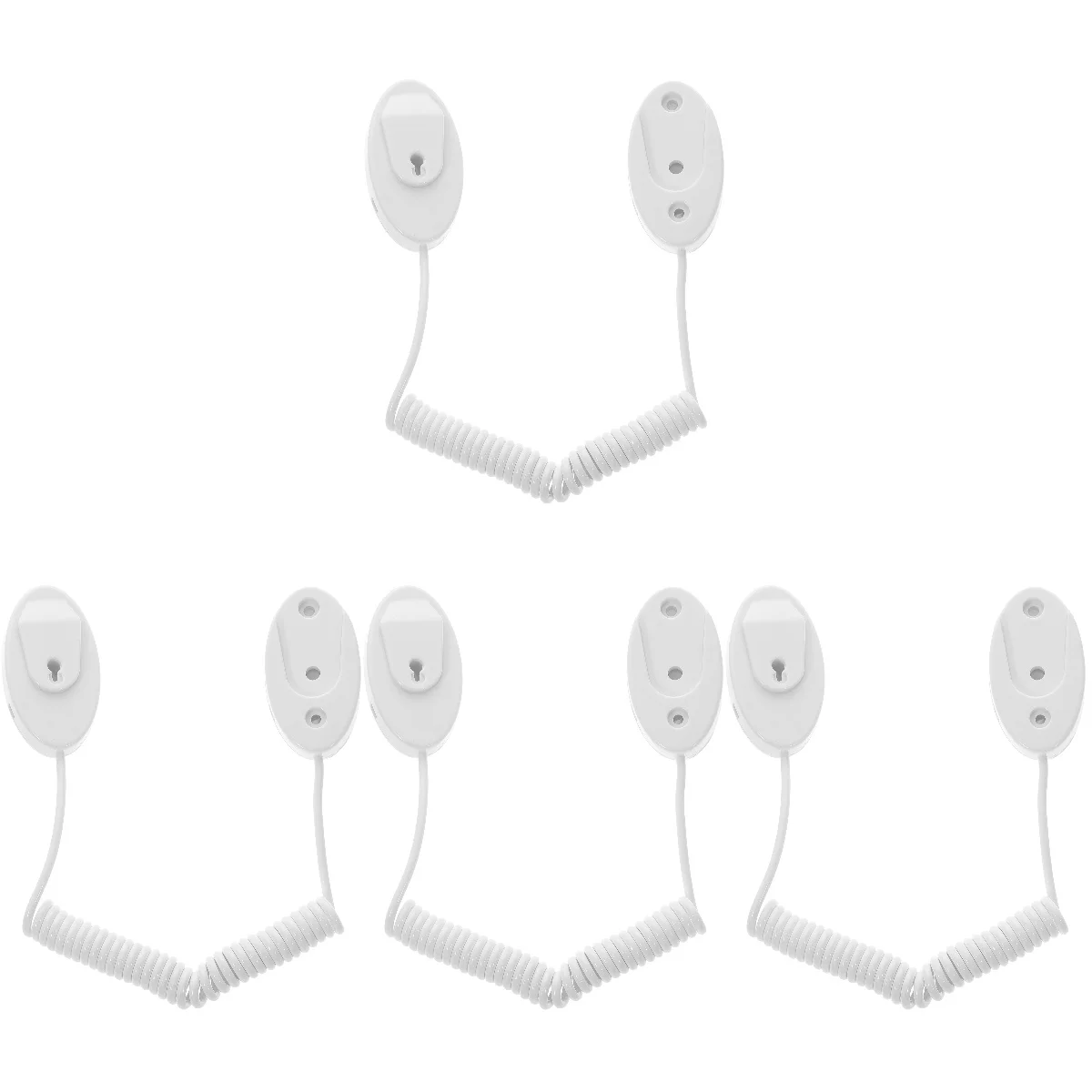 

4 Pack Remote Control Anti-lost Rope Cable Security Lock Mount Stand Holder Leash Universal