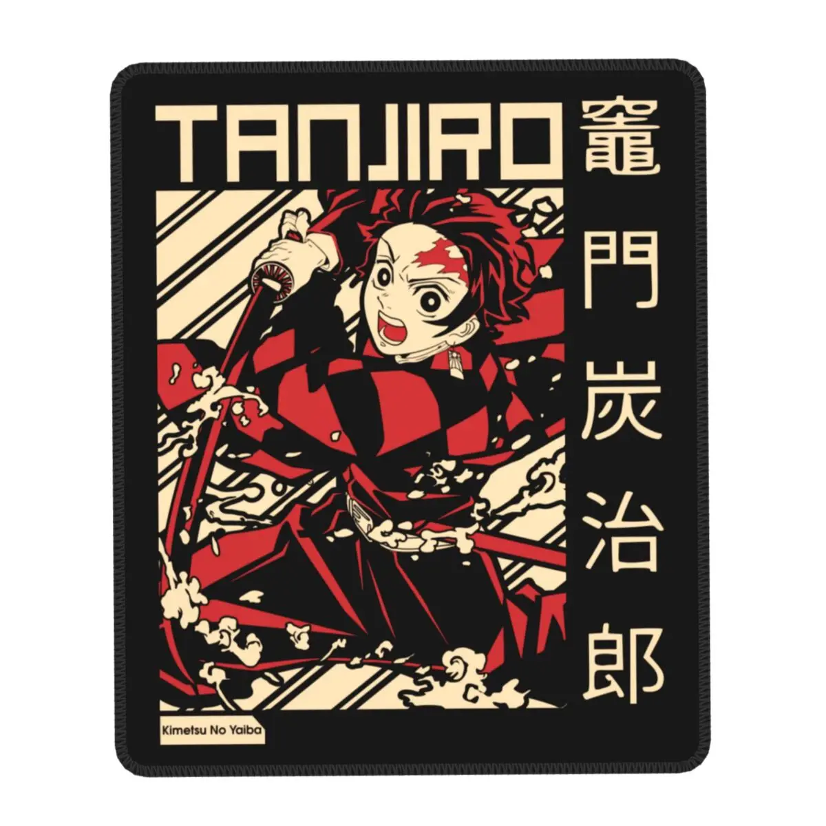 

Vintage Demon Slayer Kimetsu No Yaiba Mouse Pad PC Gamer Mousepad Non-Slip Rubber Anime Manga Tanjiro Kamado Office Desk Mat