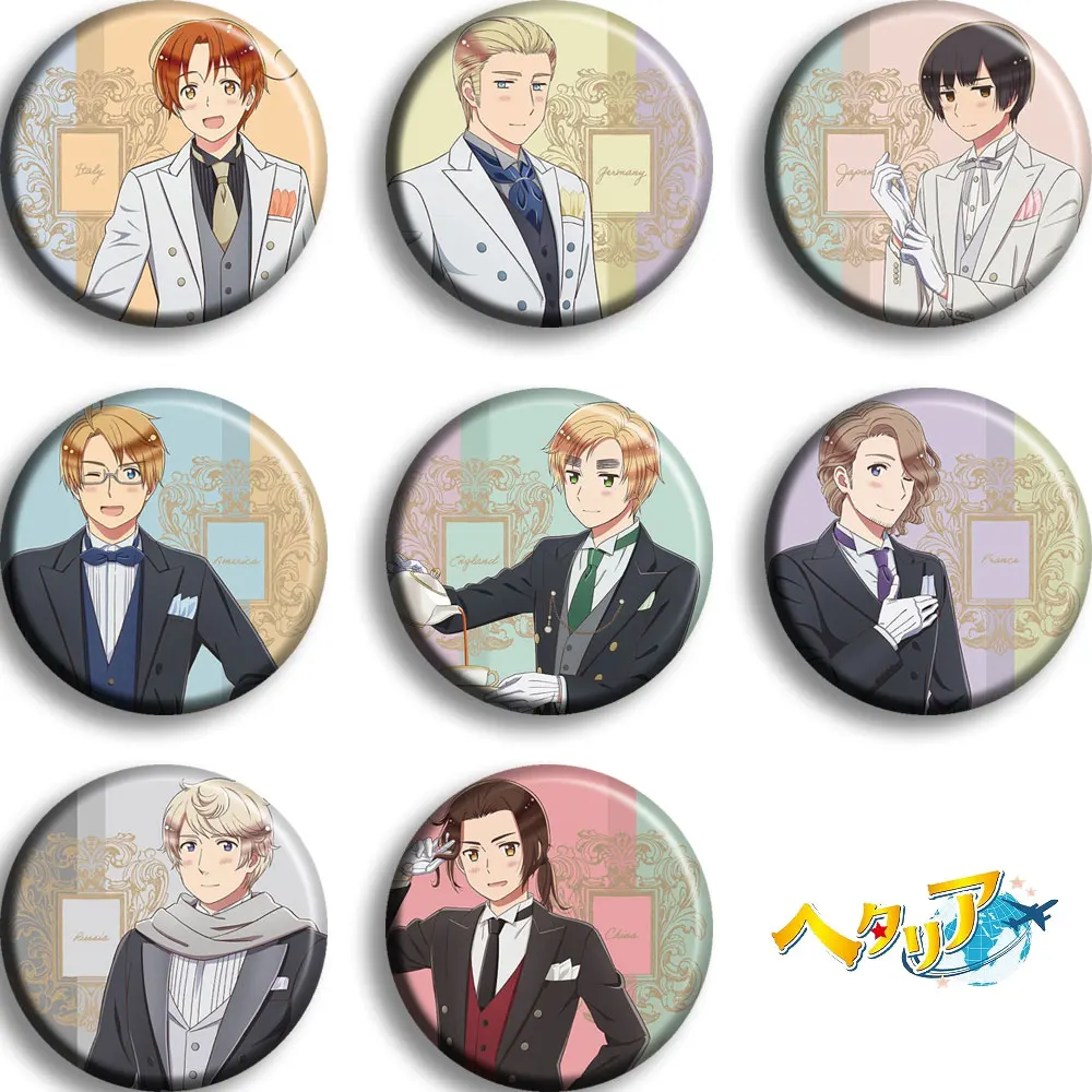 Bсара оси страны Hetalia APH Австрия американская Италия Германия французская Зия Англия Китай