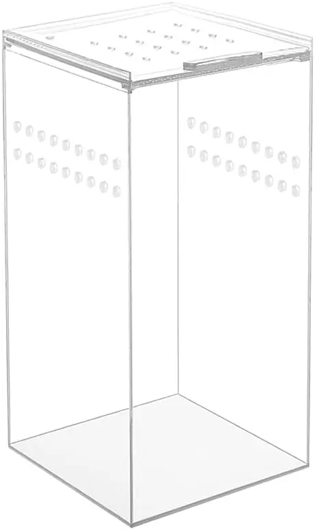 Ящик для разведения рептилий места домашнего животного эскимо акриловый чехол