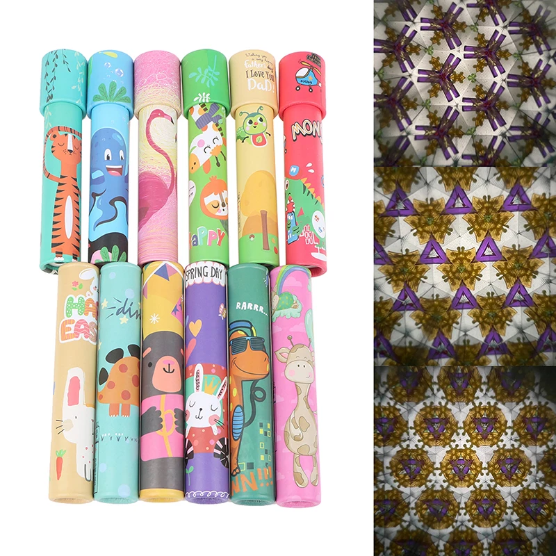

1Pc Cartoon Interactive Logical Rotating Kaleidoscope Magic Classic Educational Toys for Kids Imaginative Children