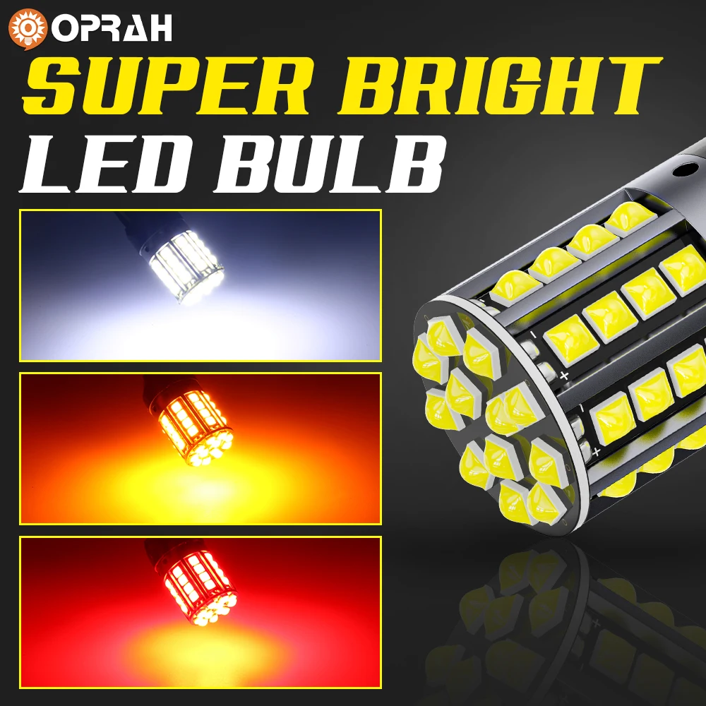 2x1157 BAY15D P21/5W 1156 BA15S P21W BAU15S PY21W светодиодный Canbus 3030 44SMD 7440 7443 W21W T20 лампа заднего