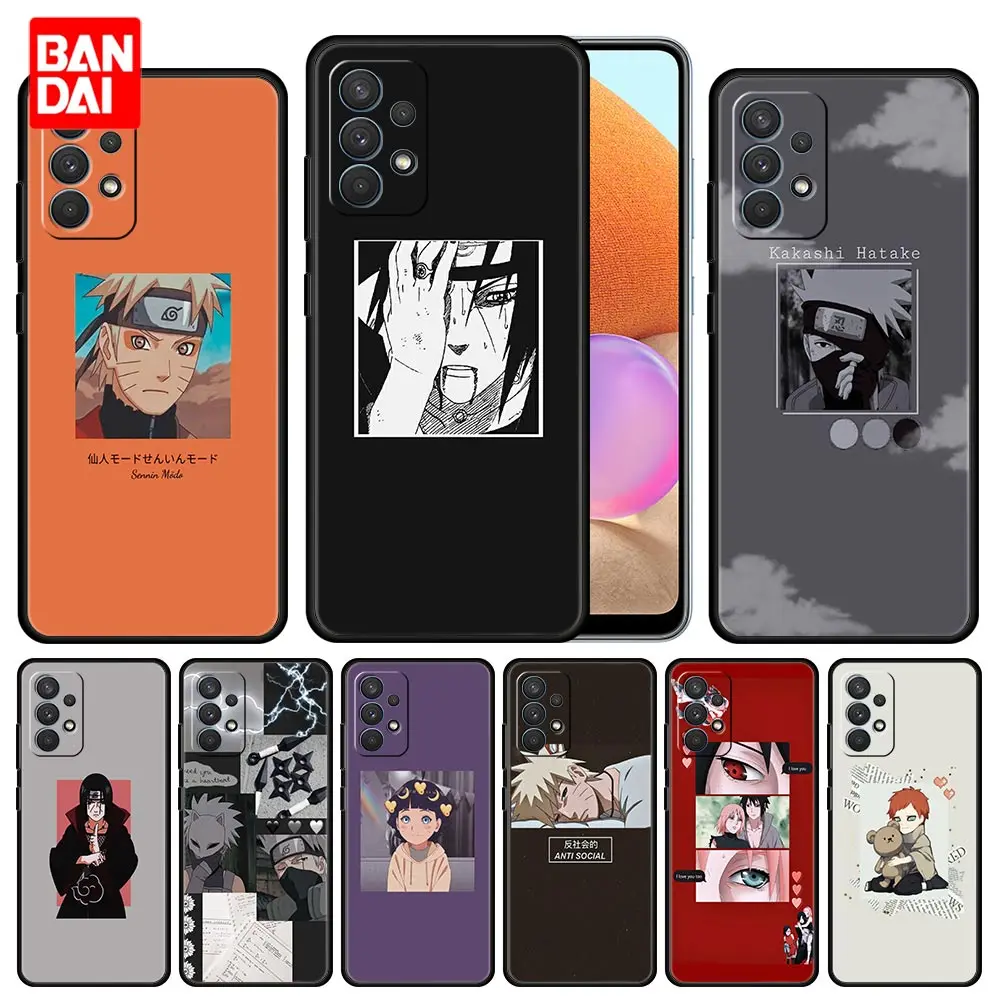 

Cover Case for Samsung Galaxy A51 A52 A03 A13 A31 A32 A50 A70 A71 Note 20 Ultra 5G Full Japan Naruto And Sasuke Best Friend