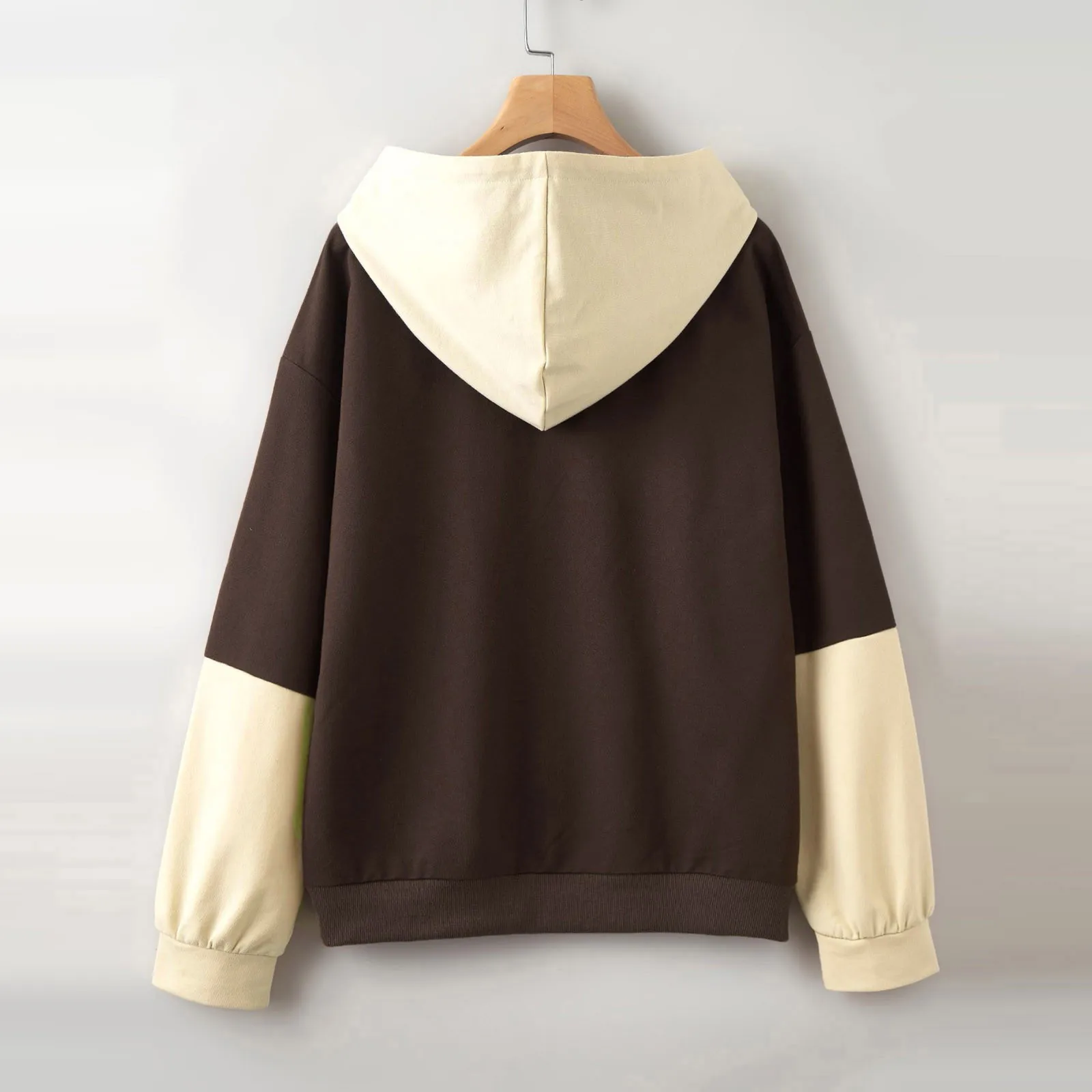 

Quilted Top Women Womens Casual Hoodie Pullover Top Drawstring Long Sleeve Sweatshirt Fall Clothes Long Sleeve Drawstring Top