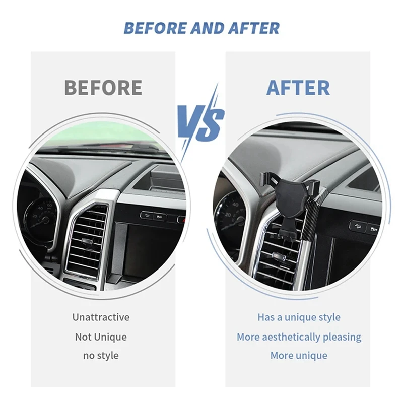 Держатель для телефона с креплением на приборную панель Frod F150 2015-2020 аксессуары