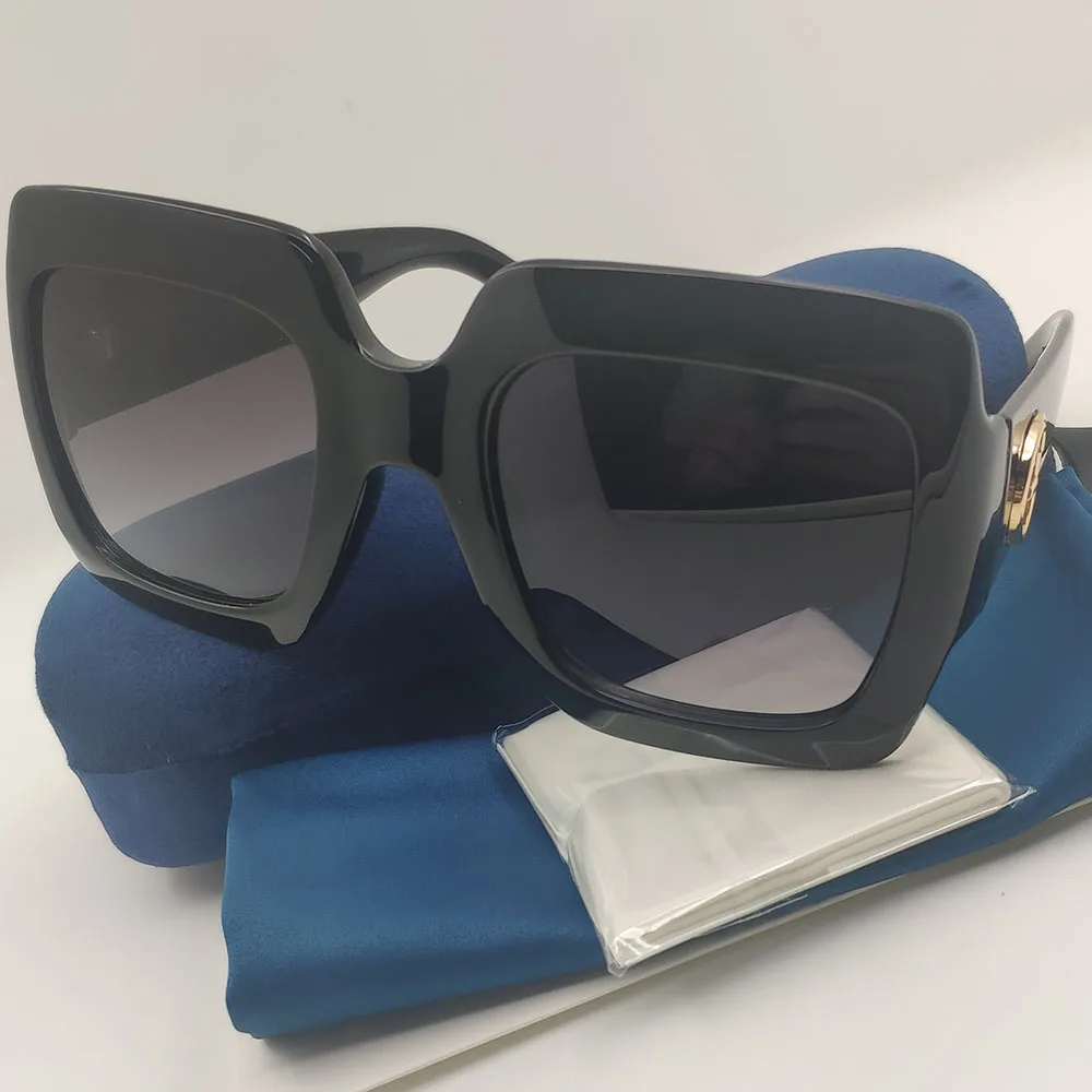 

Солнцезащитные очки женские в ретро стиле, модные солнечные аксессуары в большой квадратной оправе, в винтажном стиле, в стиле стимпанк