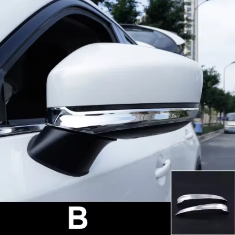 Фото Для Mazda CX-5 CX5 CX8 2017-2021: накладки на зеркала заднего вида/защита от дождя/декоративные полосы, внешние аксессуары для тюнинга №3