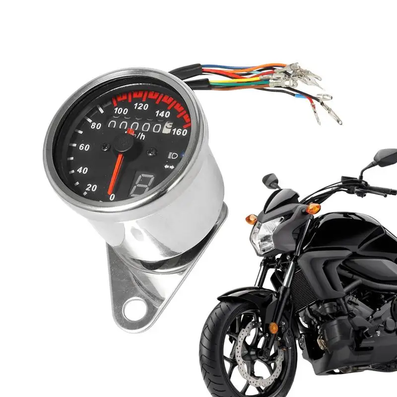Датчик скорости мотоцикла круглый датчик тахометр одометр спидометр для Cafe Raccer