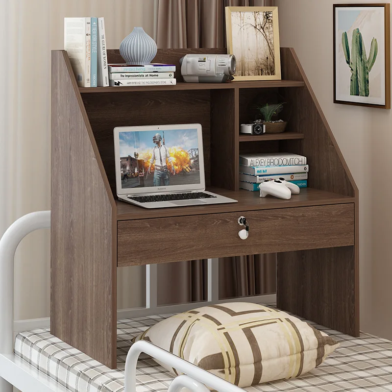 

Dormitory Fantastic Bed Computer Desk College Student Bed Table Drawer Computer Desk Simple Modern Small Desk Bookshelf Table