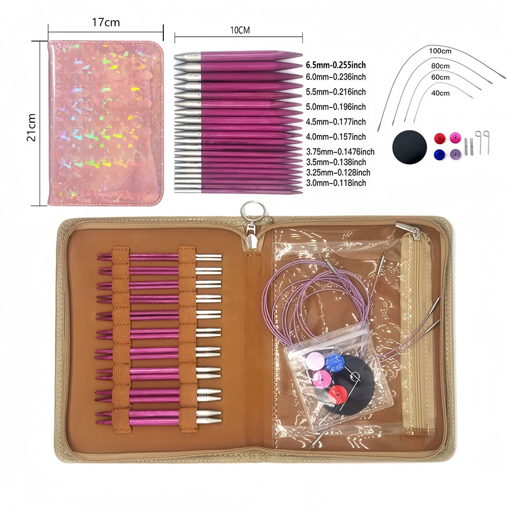 Сменные крючки для вязания крючком из березы 10 пар