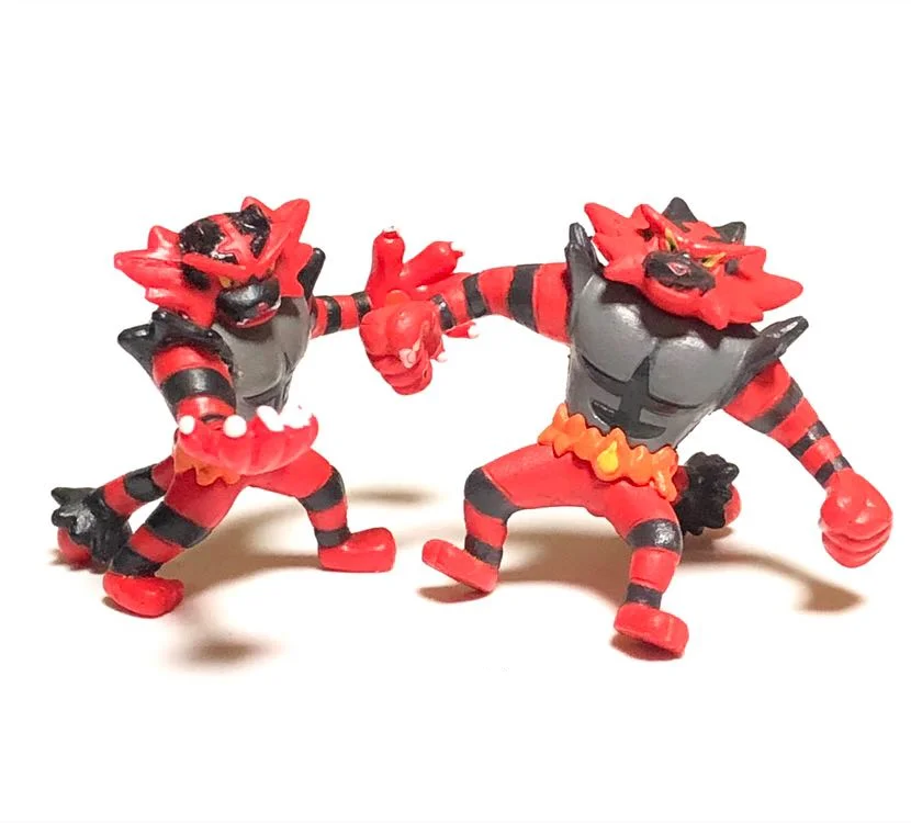 

Pokemon Incineroar Ho-Oh Lugia Cute Action Figure Model Ornament Toys