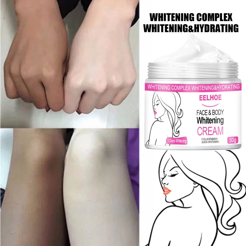 

Body Whitening Cream Lighten Melanin Dull Underarm Armpit Knee Dark Skin Bleaching Cream Moisturizing Lotion Brighten Skin Care