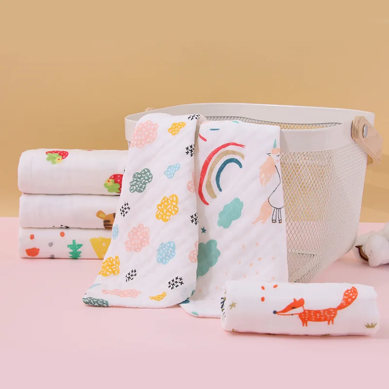 Детское Мягкое Хлопковое Полотенце Для Отрыжки Класса А Маленького Носа